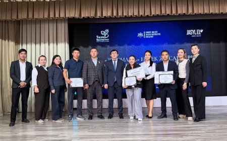 Жамбыл облысында «Жасыл ел» еңбек жасағы маусымының жабылу салтанаты