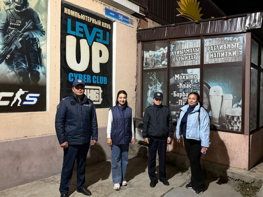 «Қоғам сақшысы» акциясы аясында түнгі рейд жұмыстары жүргізілді.