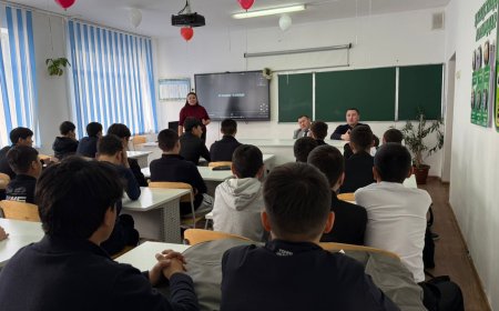 «Кәмелетке толмағандар арасындағы қылмыс және оның жауапкершілігі» тақырыбында жастармен кездесу ұйымдастырылды