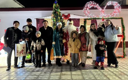 «Жылулық себеті»: Балаларға базарлық, көңілге қуаныш сыйлаған сәт