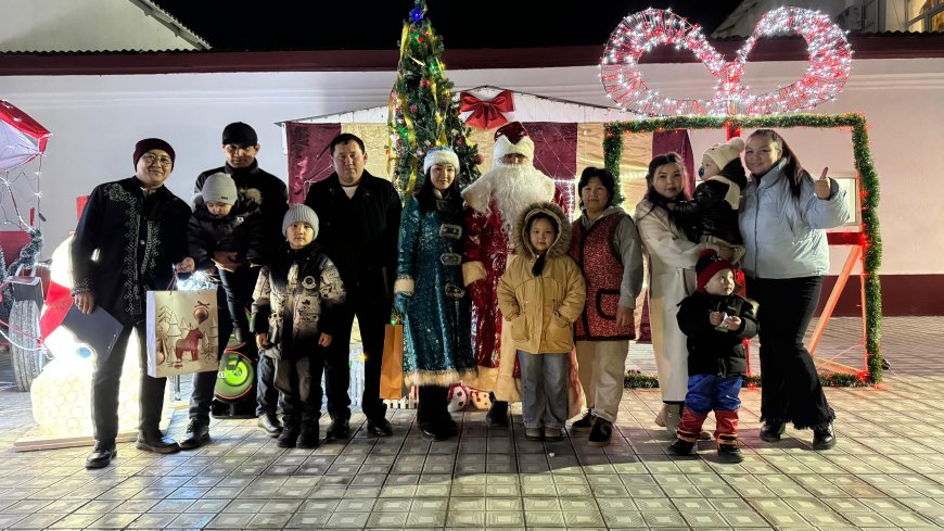 «Жылулық себеті»: Балаларға базарлық, көңілге қуаныш сыйлаған сәт