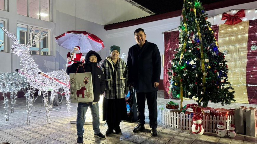 «Жылулық себеті»: Балаларға базарлық, көңілге қуаныш сыйлаған сәт