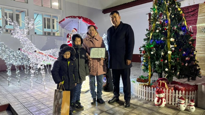 «Жылулық себеті»: Балаларға базарлық, көңілге қуаныш сыйлаған сәт