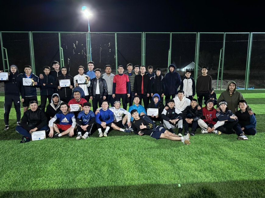 Ащыбұлақ ауылында кіші футболдан турнир ұйымдастырылды