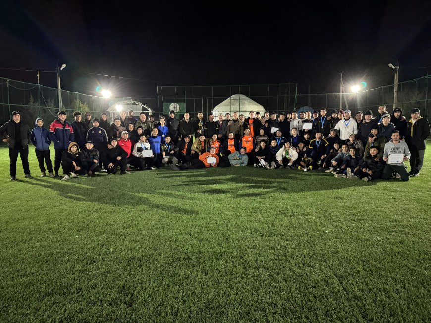 Ащыбұлақ ауылында кіші футболдан турнир ұйымдастырылды