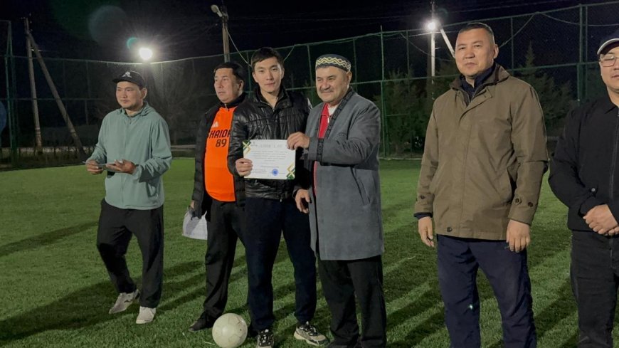 Ащыбұлақ ауылында кіші футболдан турнир ұйымдастырылды